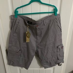 Fort gray cargo shorts brand new with tags